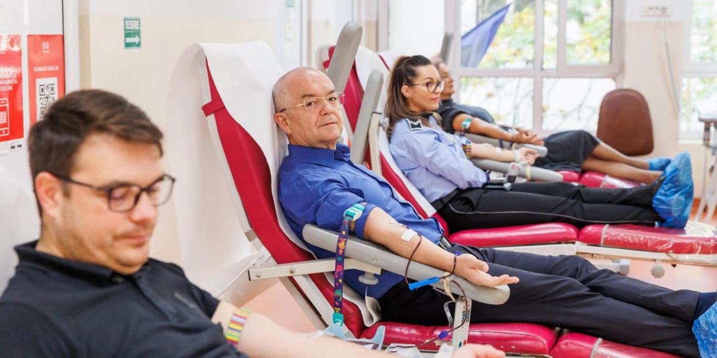 O nouă campanie de donare de sânge organizată de Primăria Cluj-Napoca