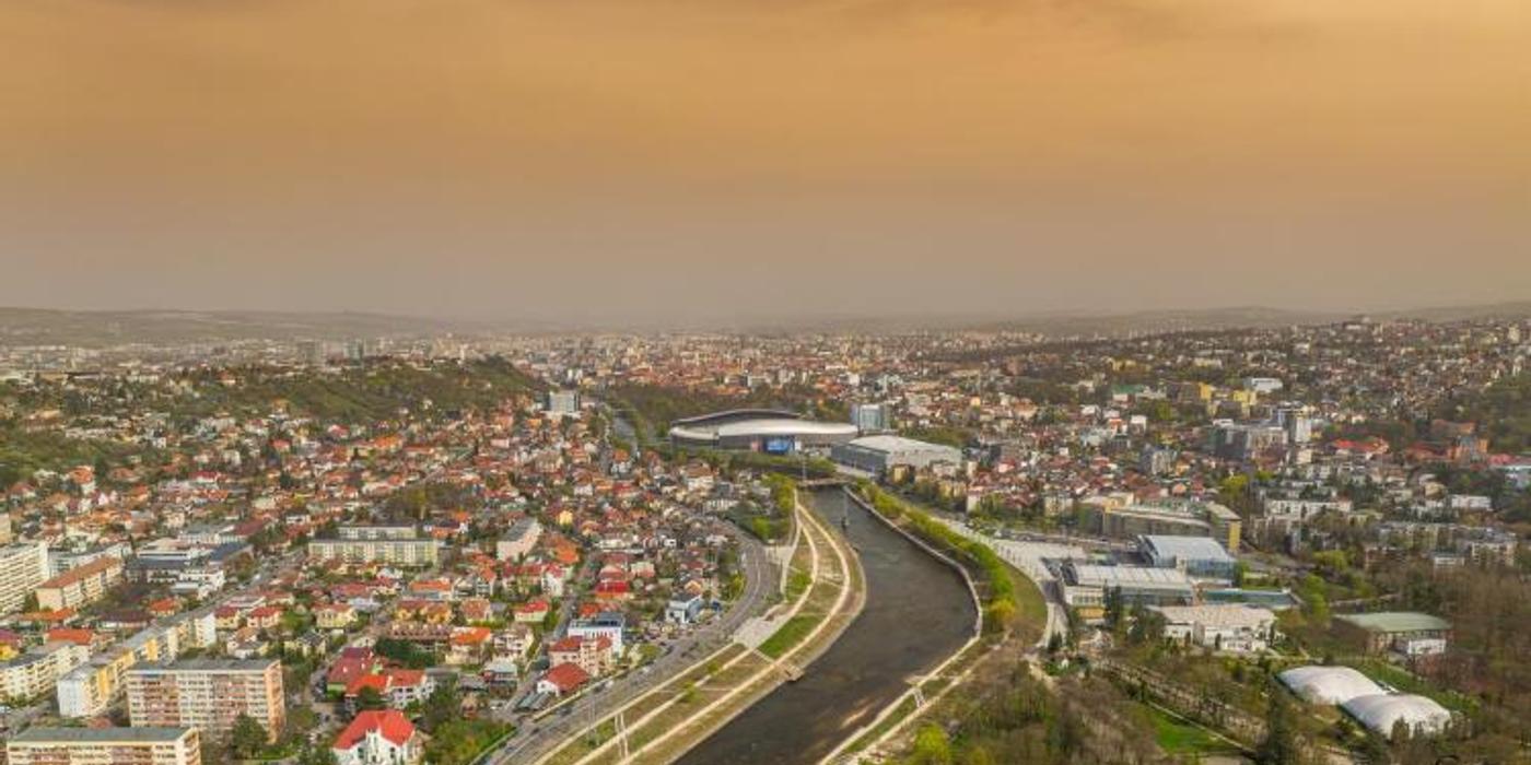 Norul de praf saharian, vizibil la Cluj cu ochiul liber