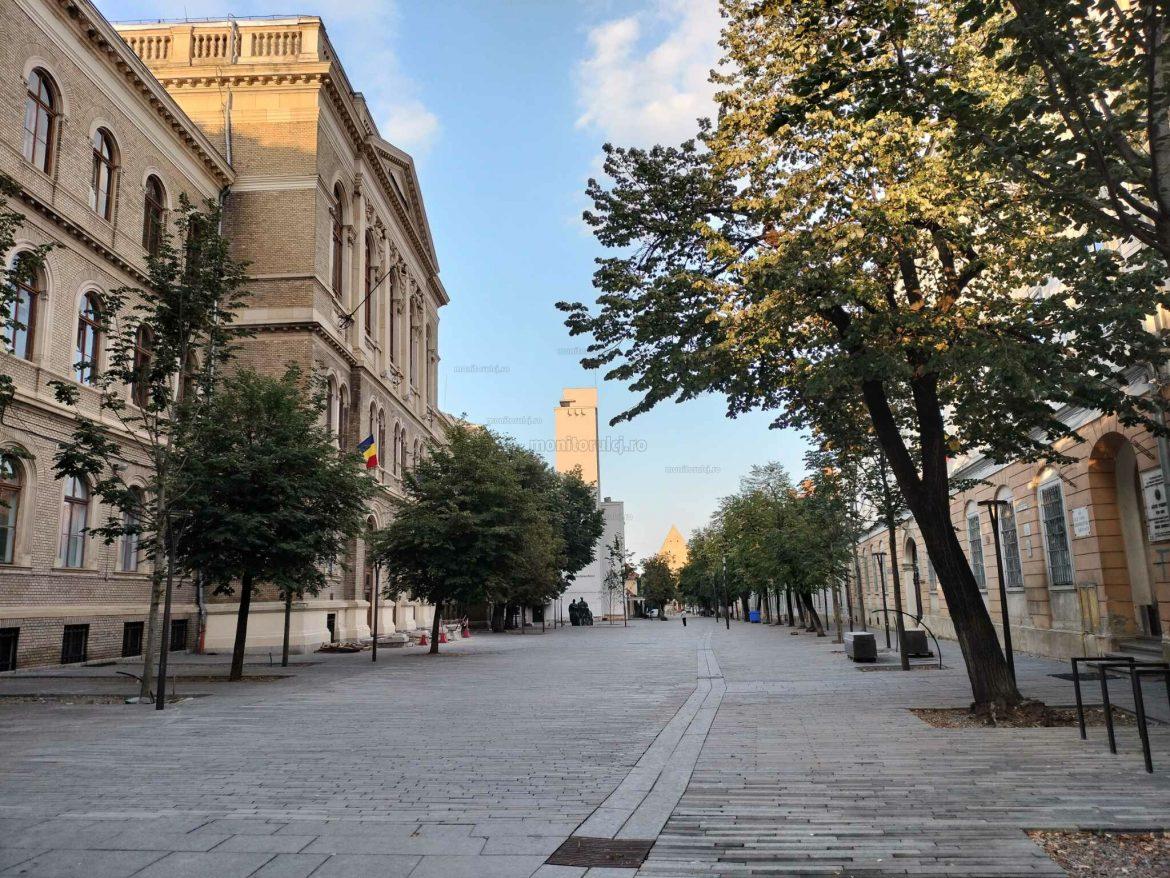 Străzilor Mihail Kogălniceanu și Universității din Cluj-Napoca vor deveni pietonale