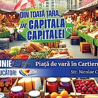 Piața volantă din Aviației revine în acest weekend cu bunătăți de la 30 de producători locali