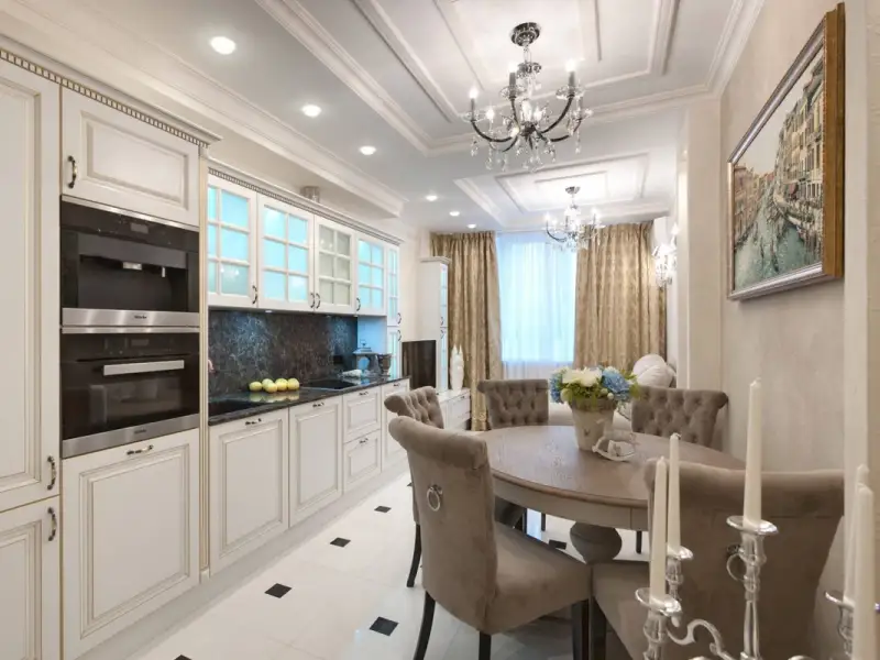 Stil clasic italian si accente moderne discrete intr-un apartament de 46 metri patrati