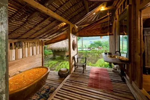 Cel mai fermecator hotel din Bali: Bambu Indah