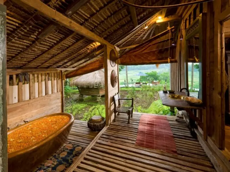 Cel mai fermecator hotel din Bali: Bambu Indah
