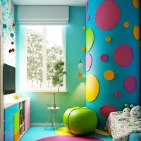 Vopsea fosforescentă în dormitorul copiilor: sfaturi pentru alegerea ei