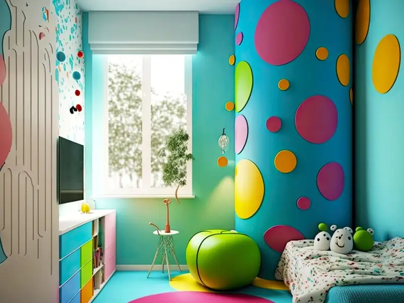 Vopsea fosforescentă în dormitorul copiilor: sfaturi pentru alegerea ei