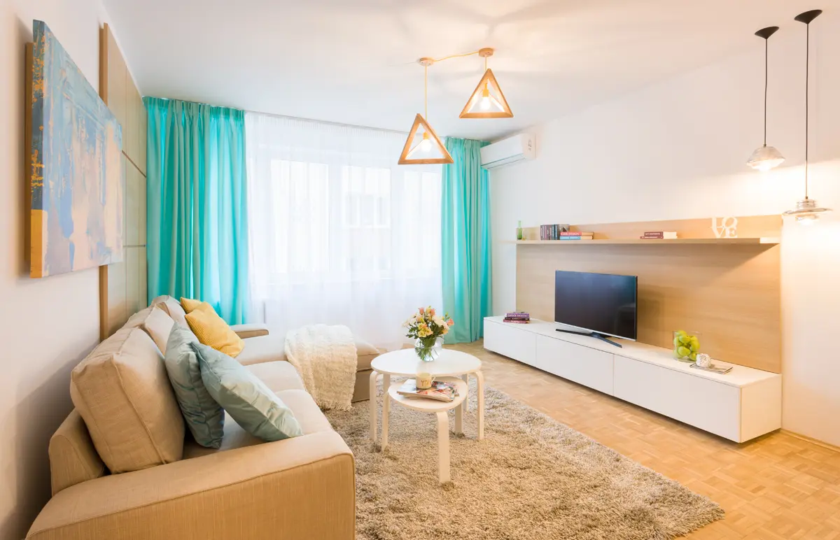 Amenajarea moderna a unui apartament de 60 mp din Bucuresti