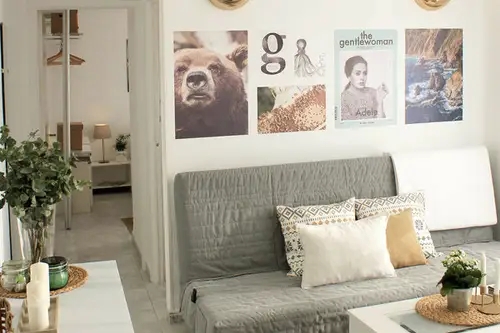 Amenajare cu personalitate intr-un apartament mic si ingust