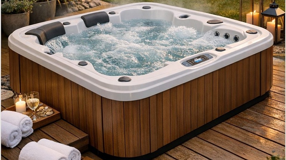 Minipiscina cu jacuzzi și funcție de înot: specificații tehnice pentru sistemele de tip swim spa