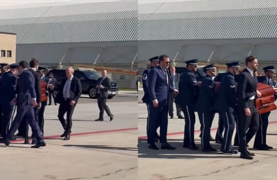 VIDEO | JD Vance a însoțit sicriul lui Charlie Kirk la bordul Air Force Two. Trupul neînsuflețit al conservatorului a fost transportat în Arizona, statul său natal