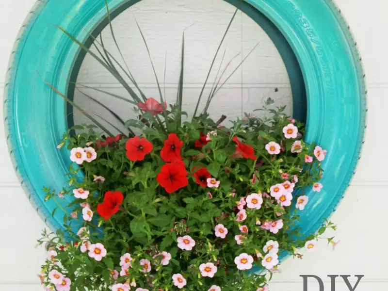 Reciclarea creativa a cauciucurilor – 11 idei