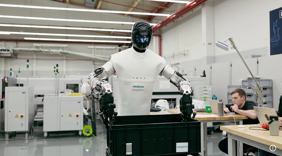 Revoluție în industrie: Siemens și NVIDIA testează cu succes primul robot umanoid într-o fabrică reală