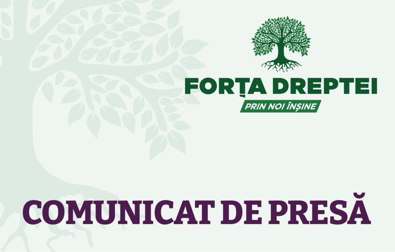 Forța Dreptei a anunțat că a luat decizia de a declanșa „demersurile absolut necesare pentru constituirea polului de centru-dreapta” cu USR și PMP, „în contextul falimentului guvernamental evident patronat de PSD – PNL, coaliția trădării românilor”.