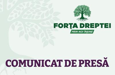 Forța Dreptei a anunțat că a luat decizia de a declanșa „demersurile absolut necesare pentru constituirea polului de centru-dreapta” cu USR și PMP, „în contextul falimentului guvernamental evident patronat de PSD – PNL, coaliția trădării românilor”.