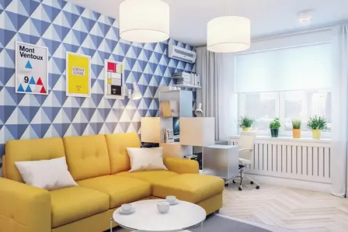 Proiect de amenajare pentru un spatiu de 37 mp