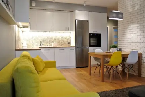 O amenajare actuala pentru spatiul unui apartament de 61 mp