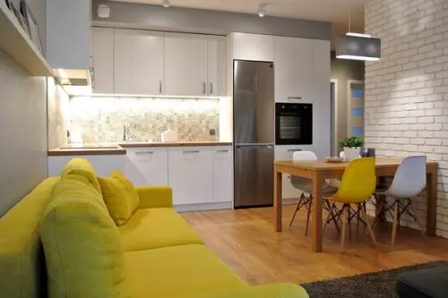 O amenajare actuala pentru spatiul unui apartament de 61 mp