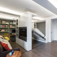 Peretele motorizat, solutia pentru valorificarea spatiilor mici