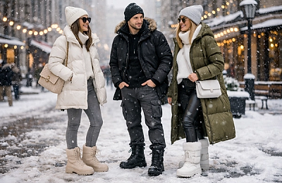 Ce încălțăminte purtăm pe zăpadă ca să fim în siguranță și fashion