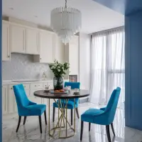 Stil clasic contemporan intr-un apartament fara compartimentari structurale