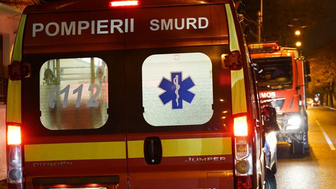 Accident rutier marți seara pe Valea Chintăului din Cluj-Napoca. Un bărbat a ajuns la spital