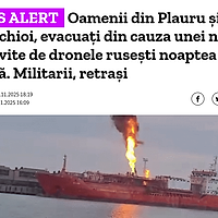 Cum suntem terorizați zi de zi? | Autoritățile au evacuat două sate de pe malul Dunării din cauza unei nave cu GPL care ardea pe brațul Chilia. Ucrainenii au transmis că „isteria cu vaporul nu există“ PAH: Ori ucrainenii sunt inconștienți, ori noi exagerăm fără măsură!