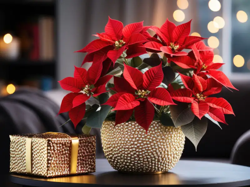 Idei și sfaturi: Crăciunițe ca aranjamente și decorațiuni de masă