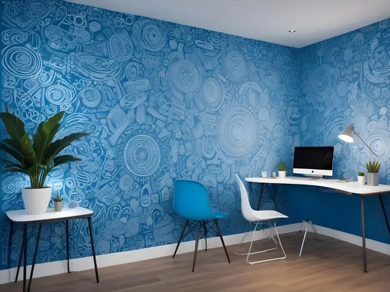 Tapetul în biroul de acasă: Trenduri și tendințe care îți vor inspira spațiul de lucru