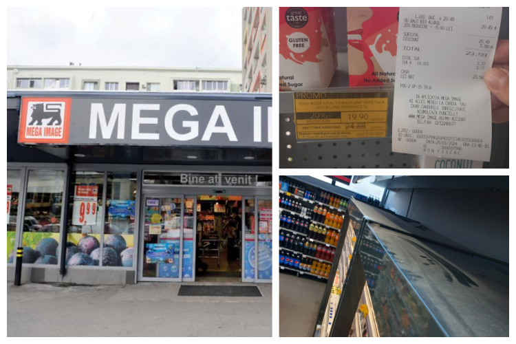 7 magazine Mega Image din Cluj, închise temporar de inspectorii ANPC ca urmare a neregulilor descoperite