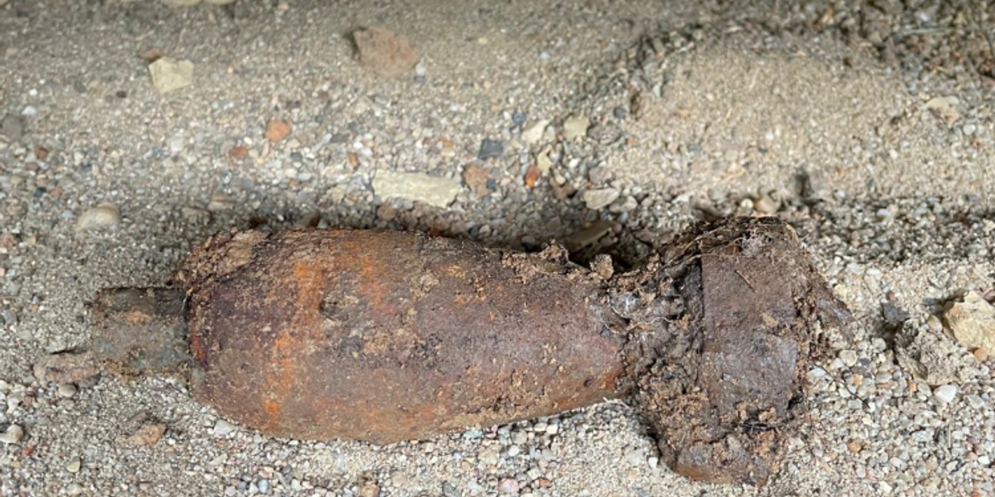 Echipa pirotehnică a ISU Cluj a preluat un nou proiectil găsit în Pădurea Făget