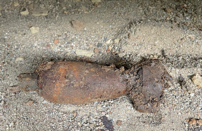 Echipa pirotehnică a ISU Cluj a preluat un nou proiectil găsit în Pădurea Făget