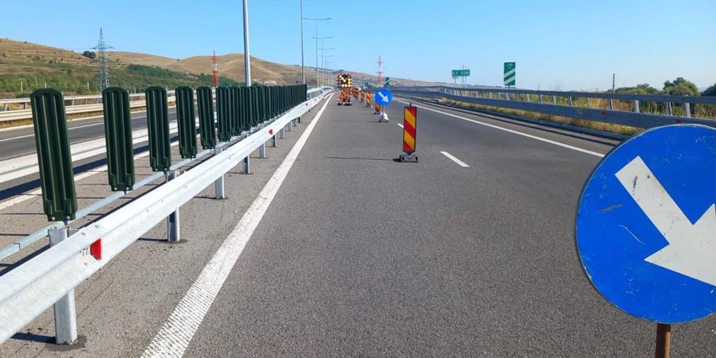 Restricții de circulație pe Autostrada Transilvania ca urmare a lucrărilor de aplicare a marcajelor rutiere