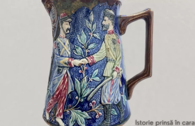 Geopolitica din vitrină. Carafă rară de Wasmuël din 1894, restaurată și expusă la Muzeul de Istorie din Constanța