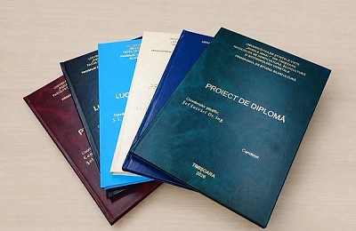 Copertare disertație în Timișoara: soluții profesionale pentru o lucrare bine prezentată