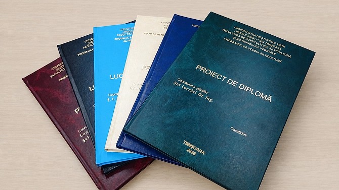 Copertare disertație în Timișoara: soluții profesionale pentru o lucrare bine prezentată