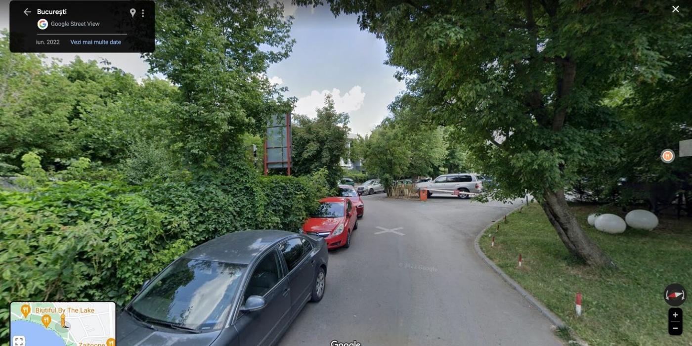 Atenție! Se interzice circulația mașinilor, pe aleile cu intrare dinspre Șoseaua Nordului