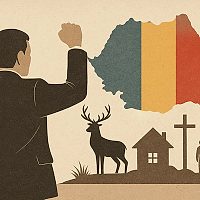 Călin Georgescu: De 35 de ani, România este tratată ca o pradă și pierde oportunități pe care le-ar putea valorifica. Eu nu renunț și nu cedez. Să stăm fermi în valorile care ne au ținut uniți și ne au făcut puternici: Dumnezeu, patrie, familie, onoare