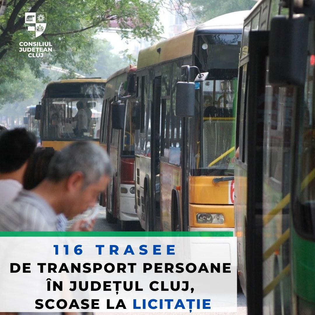 Consiliul Județean a scos la licitație contractul pentru atribuirea a 116 trasee rămase neacoperite
