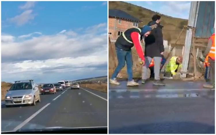 Traficul este blocat zilnic pe centura Apahida
