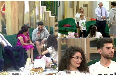 Liliana a primit o vizită de la familie. Teo a fost emoționat la întâlnirea cu părinții iubitei