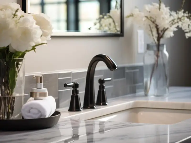 Cum alegeți cele mai potrivite baterii de chiuvetă într-o baie în stil industrial