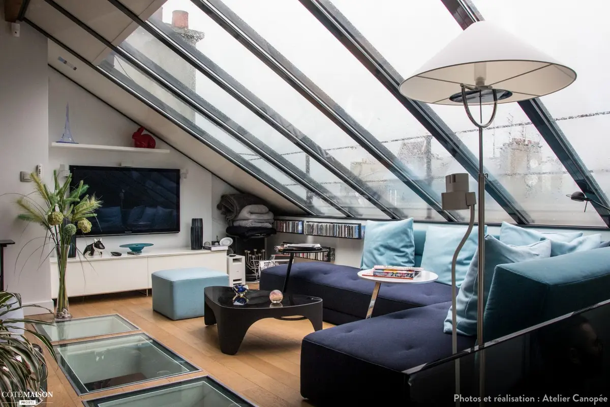 Locuinta moderna a unui artist, un spatiu care iti provoaca imaginatia