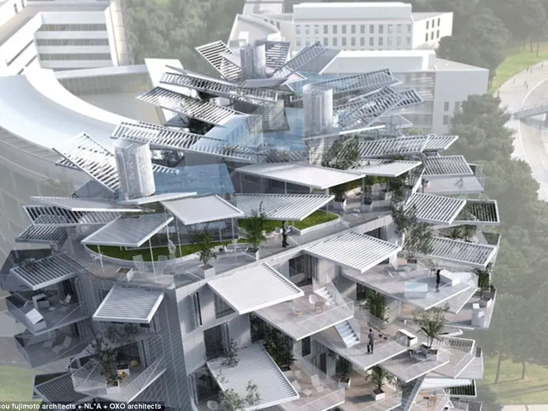 Cea mai fascinanta “casa in copac”, va fi construita in Franta