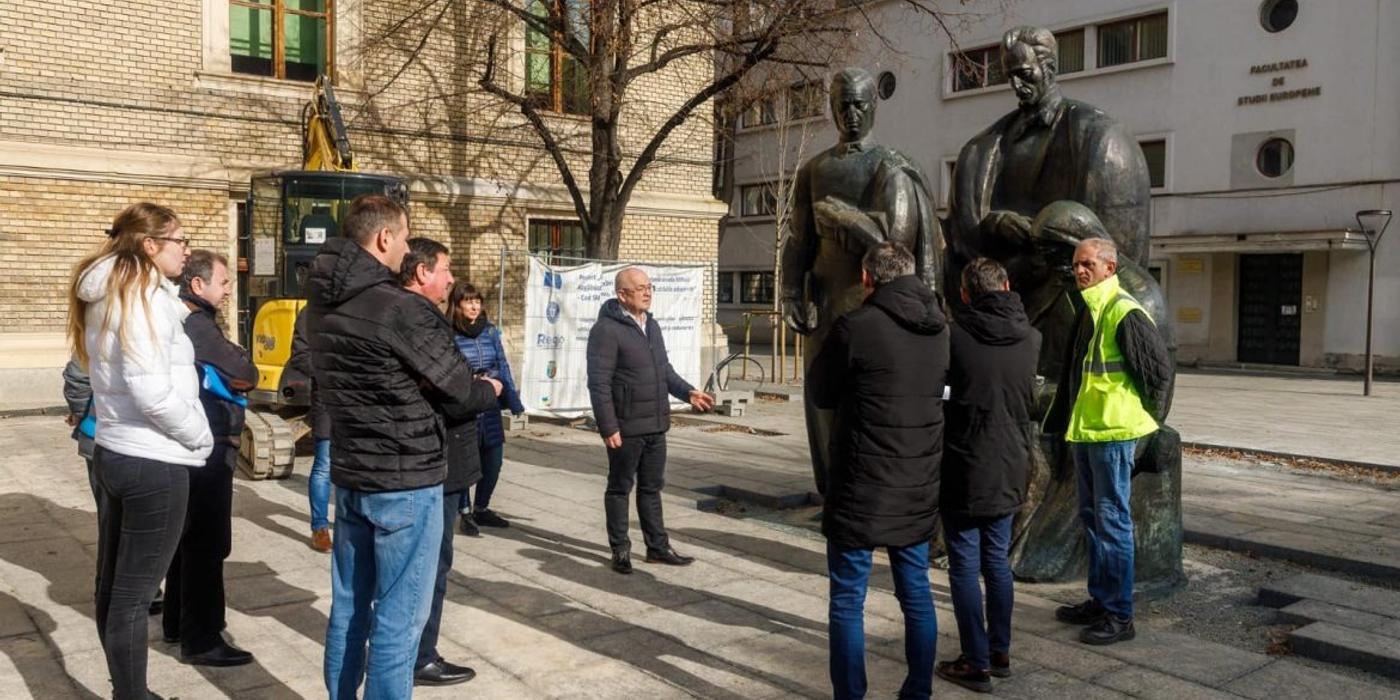 Lucrările de modernizare a zonei străzii Kogălniceanu sunt aproape gata