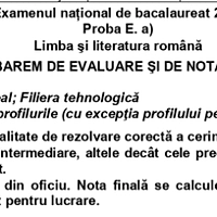 Baremele la Limba română, simulare Bac 2026, publicate de Ministerul Educației. Răspunsurile pentru profilurile real, uman și tehnologic