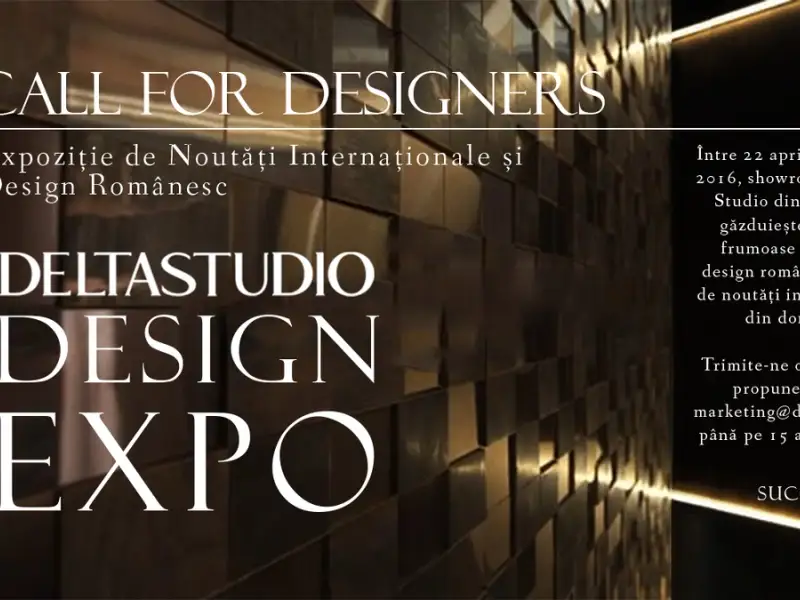 Expozitie de design romanesc si colectii noi de placi ceramice in aceasta primavara la Delta Studio