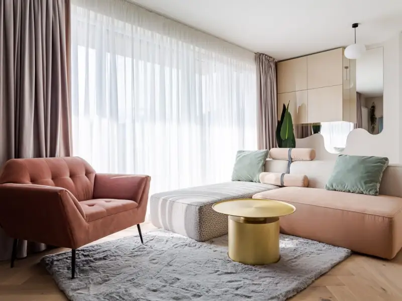 Atmosferă cozy și jucăușă într-un apartament de 70 mp din Brașov