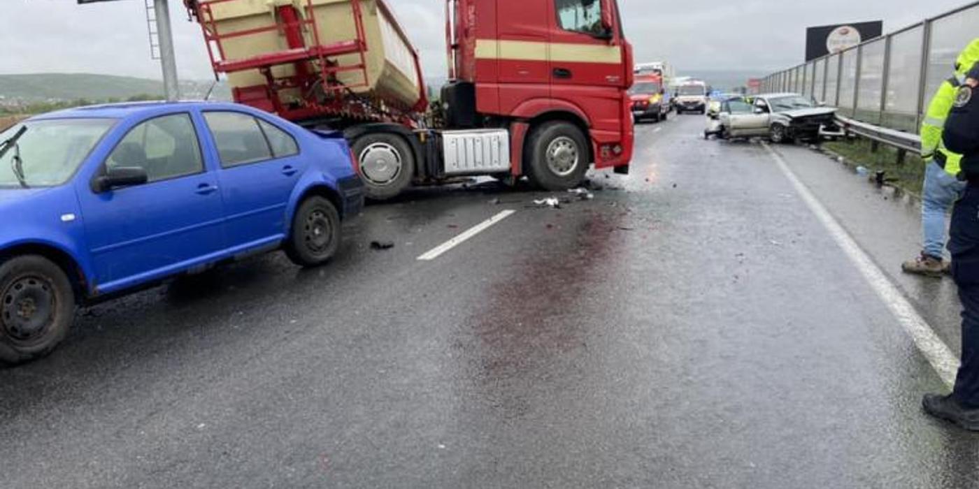 Accident rutier, miercuri dimineața, pe centura Apahida-Bulevardul Muncii