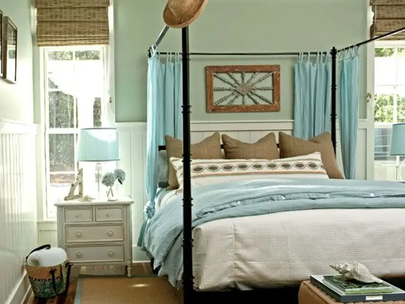 10 dormitoare amenajate cu albastru