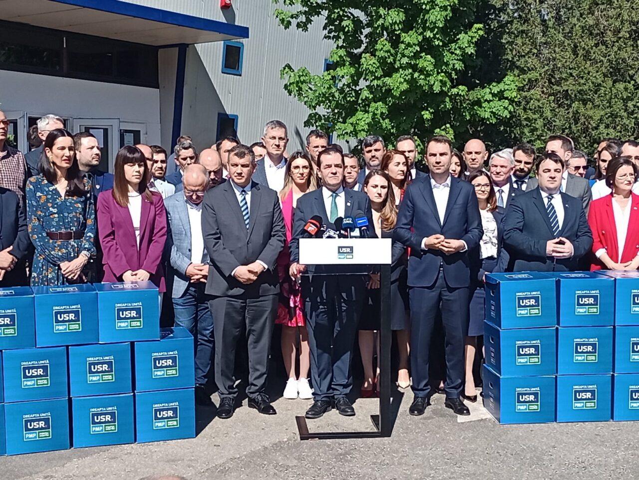 Dreapta Unită și-a depus lista pentru europarlamentare