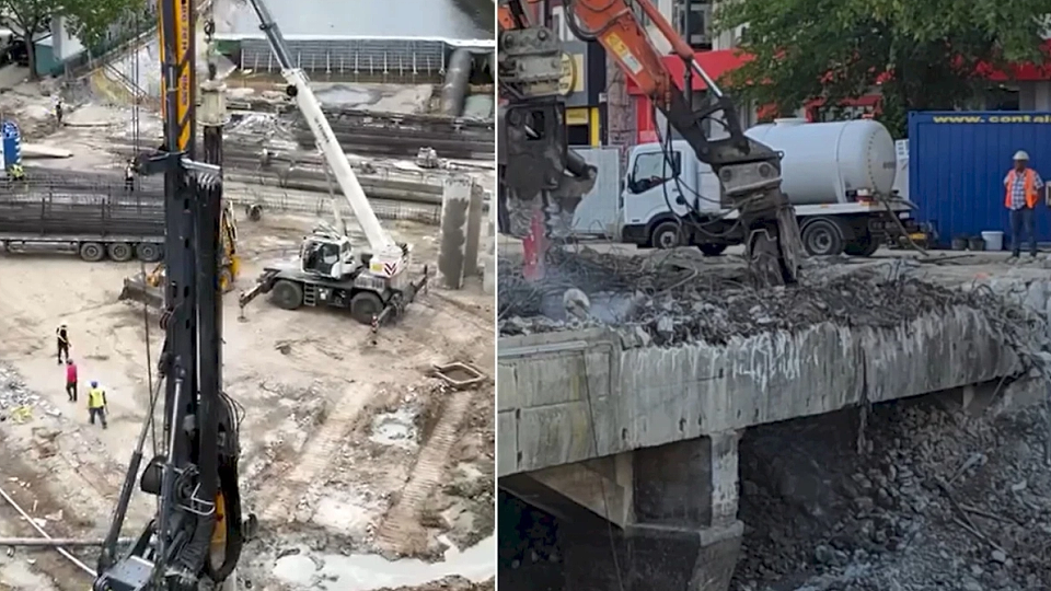 A început dezafectarea Planșeului Unirii: imagini noi de pe șantierul din centrul Bucureștiului
